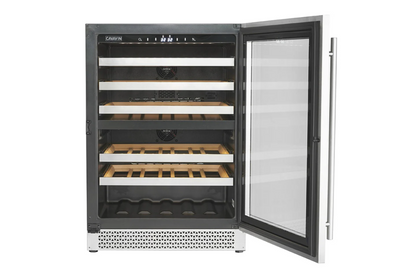 Cavavin Vinoa Collection - 24 in. Wine Cellar in Stainless Steel - 41 Bottle (V-041WDZ)