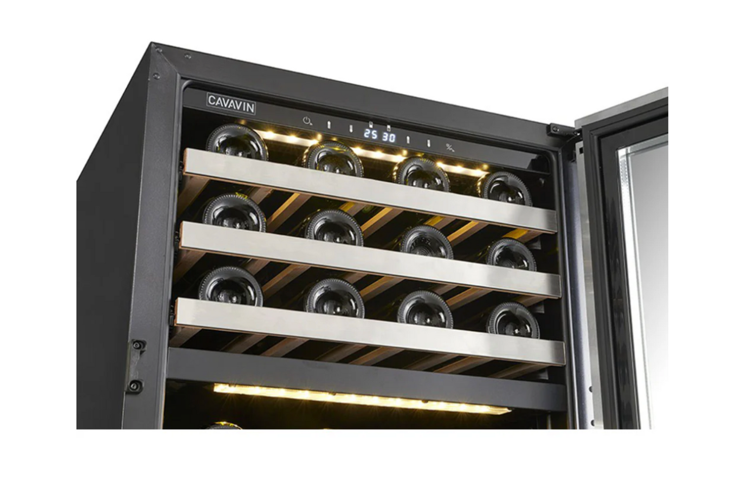 Cavavin Vinoa Collection - 24 in. Wine Cellar in Stainless Steel - 41 Bottle (V-041WDZ)