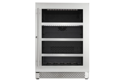 Cavavin Vinoa Collection 24 in. Beverage Center in Stainless Steel - 126 Can/6 Bottle (V-050BVC)