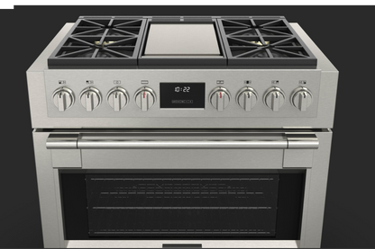 Fulgor Milano 36 in. 600 Series Pro All Gas Range with Griddle and 4 Burners (F6PGR364GS2)