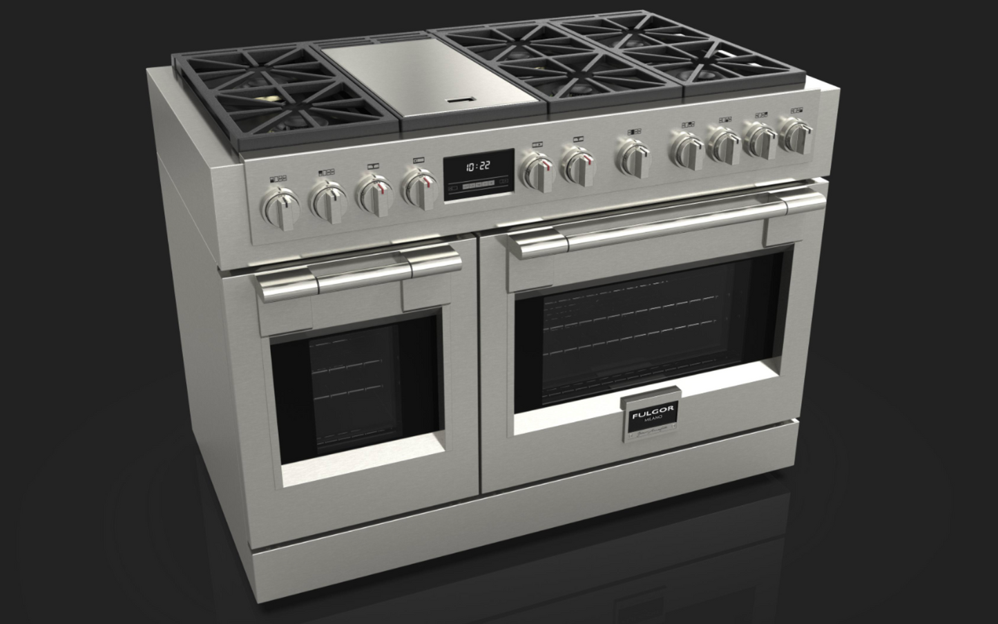 Fulgor Milano 48 in. 600 Series Pro All Gas Range with 6 Burners (F6PGR486S2)