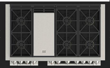 Fulgor Milano 48 in. 600 Series Pro All Gas Range with 6 Burners (F6PGR486S2)