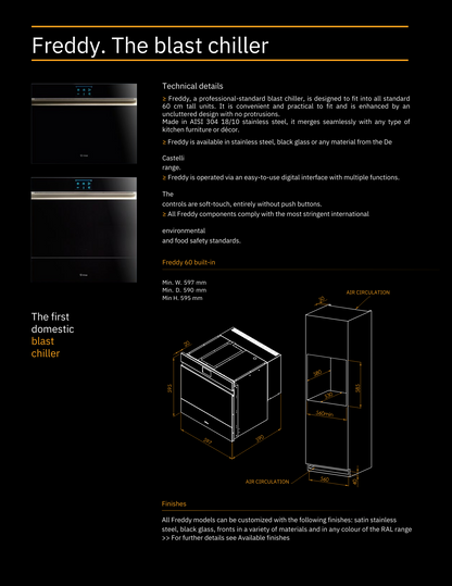 Irinox Blast Chiller Freddy 45 Built In (HF451166005)